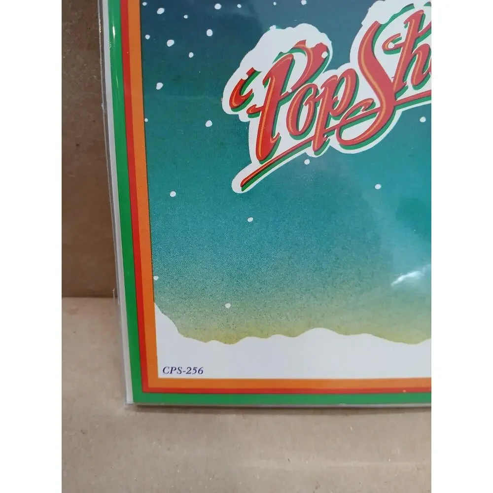 Vintage PopShots Through The Woods Pop Up Greeting Card Santa Sleigh Christmas